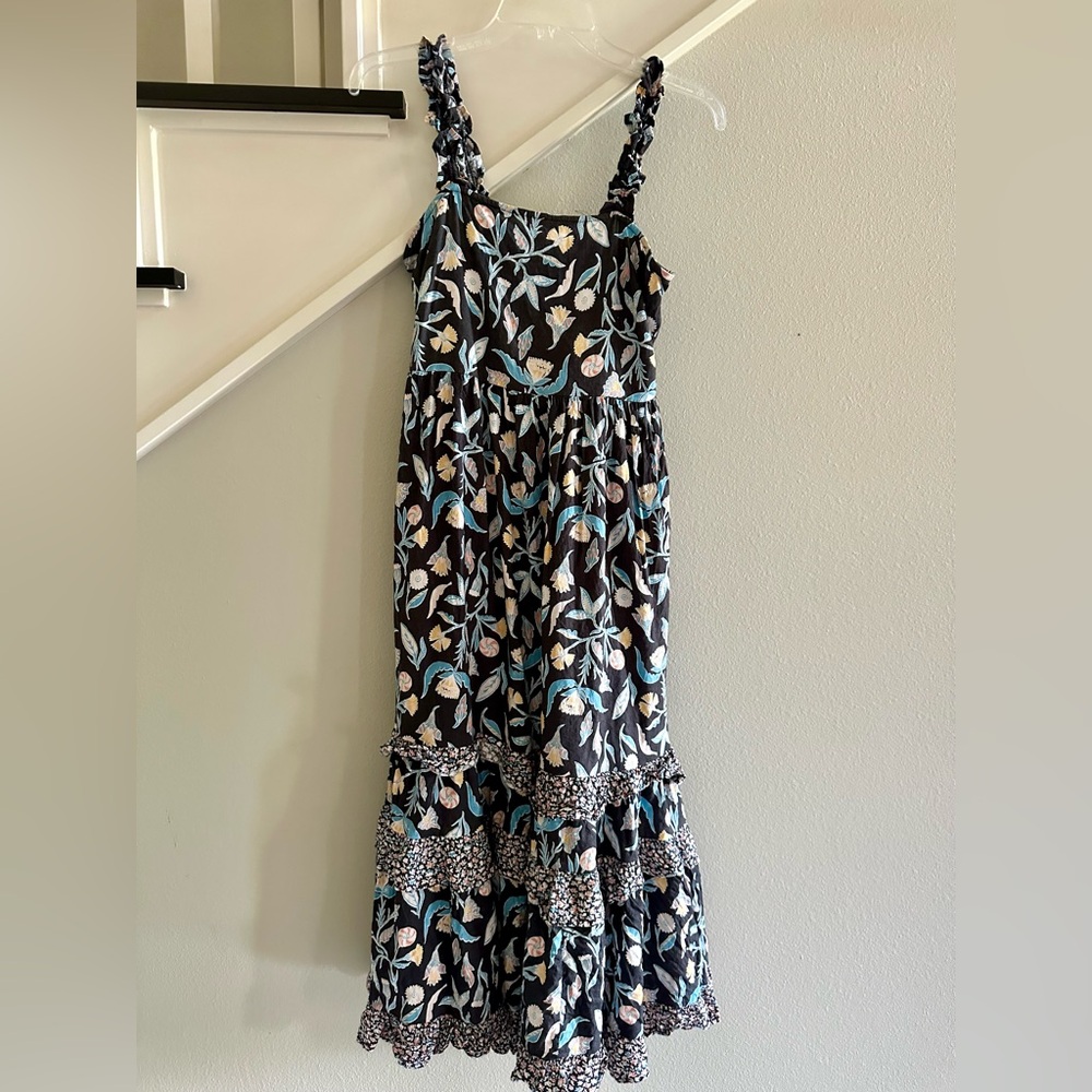 Long floral maxi dress